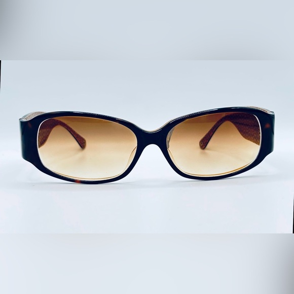 Coach Keri S464 Tortoise Oval Sunglasses Frames Only - Picture 3 of 8